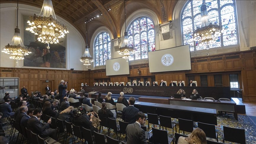 stana Perdamaian di Den Haag, Belanda, yang menjadi tempat Mahkamah Internasional (ICJ). Foto: Anadolu