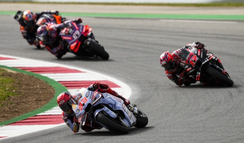 Marc Marquez (Gresini Racing) finis kedua dalam Sprint Race di sirkuit Algarve Portimao, Portugal, Sabtu (23/3/2024). Foto: Instagram Marc Marquez