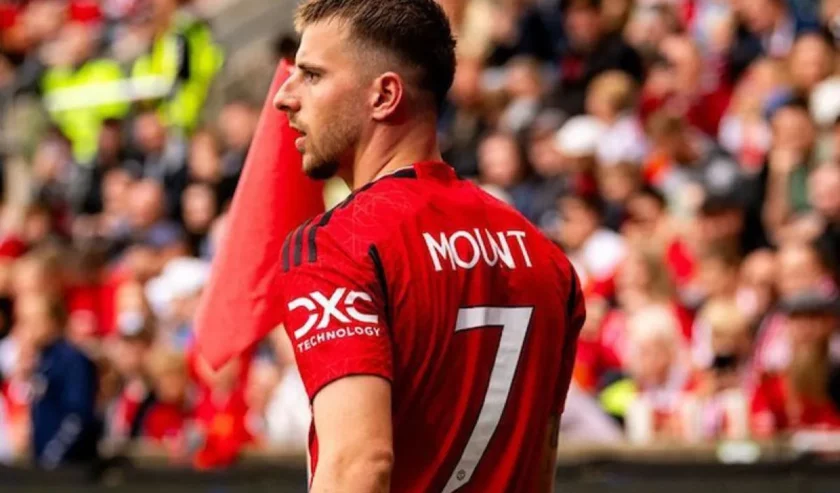 Mason Mount pencetak gol MU. Foto: Antara