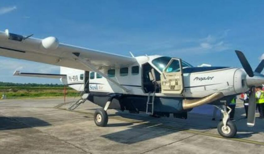 Sebuah pesawat kargo milik maskapai penerbangan Smart Air dilaporkan hilang kontak pagi ini setelah lepas landas dari bandara Internasional Juwata Tarakan, Kalimantan Utara, Jumat pada pukul 08.25. Foto : Antara