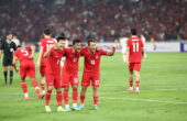 Witan Sulaeman (kiri), Pratama Arhan (tengah), Egy Maulana Vikri (kanan) dalam laga antara timnas Indonesia melawan Vietnam pada lanjutan laga kualifikasi Piala Dunia 2026 zona Asia putaran kedua Grup F di Stadion Utama Gelora Bung Karno (SUGBK), Jakarta, Kamis (21/3/2024). Foto: PSSI