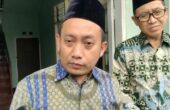 Kiri ke kanan: Aris Adi Leksono Anggota KPAI Bidang Pendidikan, Pemanfaatan Waktu Luang, dan Budaya dan Mohammad As’adul Anam Kepala Bidang Pendidikan Diniyah dan Pondok Pesantren Kanwil Kemenag Jawa Timur, di Kediri Jumat (1/3/2024). Foto: Istimewa