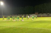 Punggawa Persebaya saat latihan di Gelora 10 November Surabaya, Senin (18/3/2024). Foto: Firman magang suarasurabaya.net