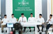 Gus Yahya dalam konferensi pers di Gedung PBNU, Jalan Kramat Raya, Jakarta Pusat, Kamis (21/3/2024). Foto: Istimewa