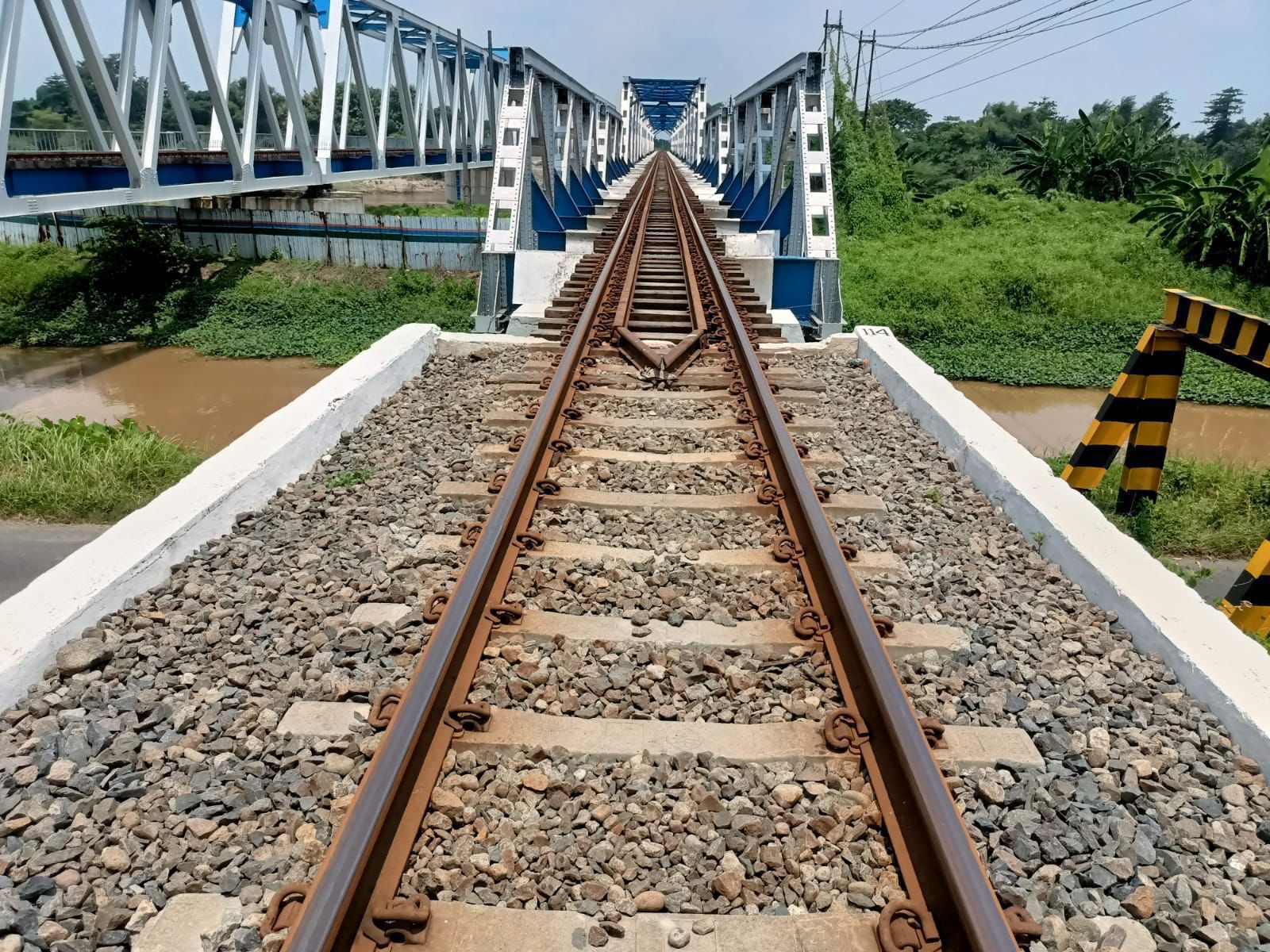 Ilustrasi jalur kereta api wilayah Daop 8 Surabaya. Foto: Humas KAI Daop 8 Surabaya