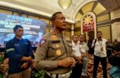 Kombes Pol Komarudin Ditlantas Polda Jatim waktu ditemui usai menggelar rakor Ops Semeri 2024 di Surabaya bersama sejumlah stakeholder. Foto: Istimewa.