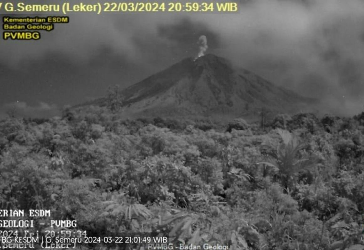 Gunung Semeru Erupsi