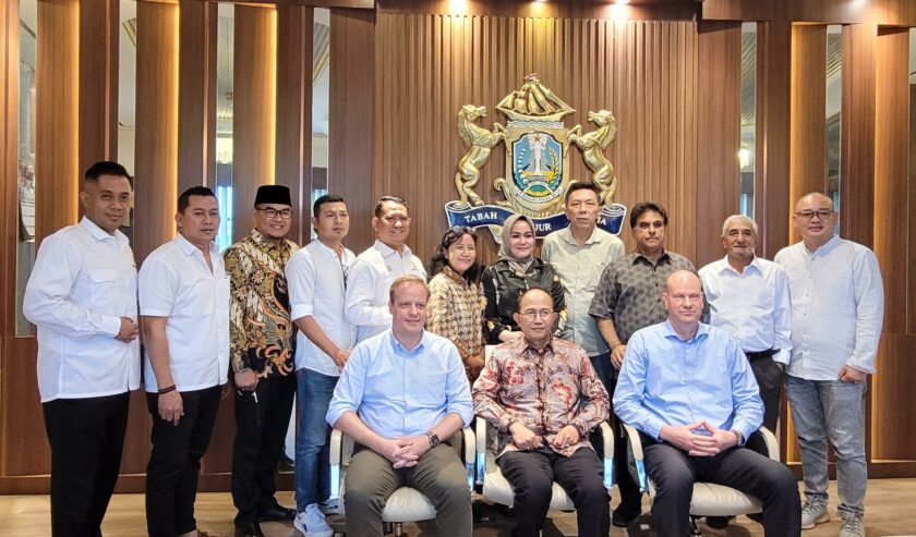 Investor Belanda saat melakukan kunjungan ke Kamar Dagang dan Industri (Kadin) Jawa Timur (Jatim), Rabu (24/4/2024).