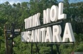 Titik Nol Nusantara di wilayah Kecamatan Sepaku, Kabupaten Penajam Paser Utara, Provinsi Kalimantan Timur.