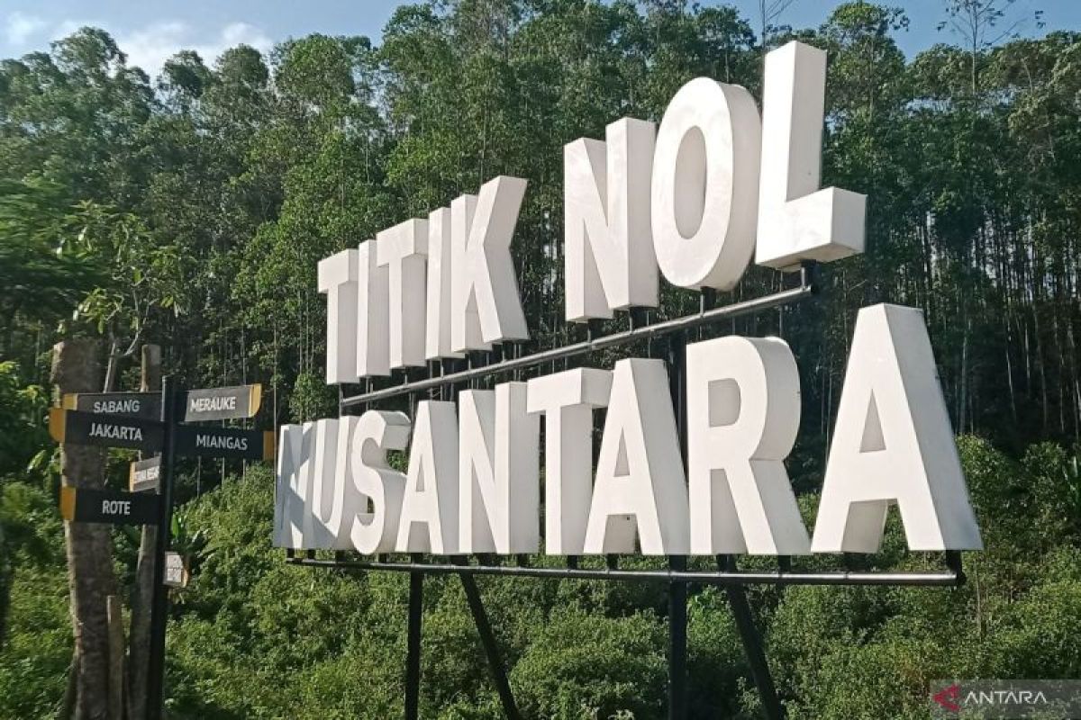 Titik Nol Nusantara di wilayah Kecamatan Sepaku, Kabupaten Penajam Paser Utara, Provinsi Kalimantan Timur.