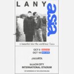 Poster tur dunia LANY "A BEAUTIFUL BLUR: THE WORLD TOUR" .
