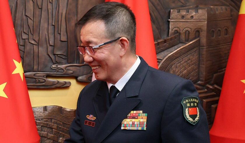 Admiral Dong Jun Menteri Pertahanan China
