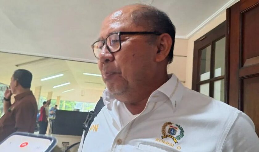 Pantas Nainggolan Sekretaris DPD PDIP DKI Jakarta saat ditemui di Bogor, Jawa Barat, Kamis (25/4/2024). Foto: Antara