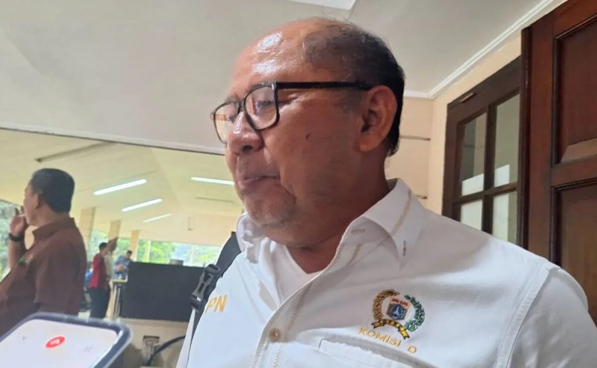 Pantas Nainggolan Sekretaris DPD PDIP DKI Jakarta saat ditemui di Bogor, Jawa Barat, Kamis (25/4/2024). Foto: Antara