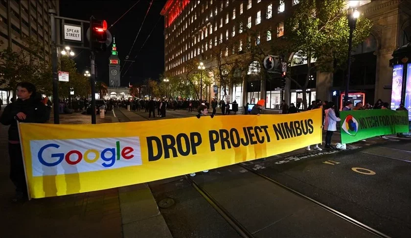 Karyawan Google Gelar Aksi Protes Kontrak Proyek Nimbus Perusahaan dengan Israel - Suara Surabaya