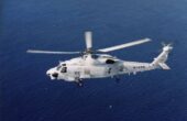 Kontak hilang dengan dua helikopter SH-60K, masing-masing membawa empat awak, di daerah timur Torishima di rangkaian Pulau Izu selama pelatihan perang anti-kapal selam pada Sabtu (20/4/2024) malam. Foto: MSDF/The Japan Times