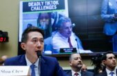 Shou Zi Chew CEO TikTok dalam Kongres di AS. Foto: Reuters