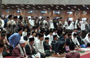 Jokowi dan Ma’ruf Amin Salat Idulfitri di Masjid Istiqlal