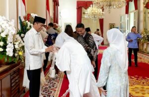 Open House Joko Widodo Presiden di Istana Kepresidenan Jakarta