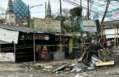 Lokasi terjadinya kecelakaan bus pariwisata yang mengangkut rombongan siswa SMK Lingga Kencana Depok di Jalan Raya Kampung Palasari, Ciater, Subang, Jawa Barat, Minggu (12/5/2024). Foto: Antara
