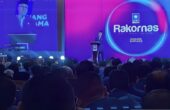 Zulkifli Hasan Ketua Umum Partai Amanat Nasional (PAN) memberi kata sambutan pada Workshop dan Rakornas PAN Pemenangan Pilkada 2024 di Jakarta, Kamis (9/5/2024). Foto: Antara