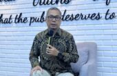 Usman Kansong Direktur Jenderal Informasi dan Komunikasi Publik Kementerian Komunikasi dan Informatika, Jumat (3/5/2024). Foto Antara