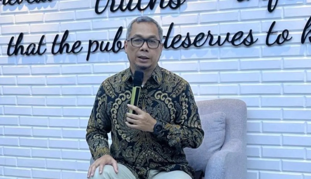 Usman Kansong Direktur Jenderal Informasi dan Komunikasi Publik Kementerian Komunikasi dan Informatika, Jumat (3/5/2024). Foto Antara