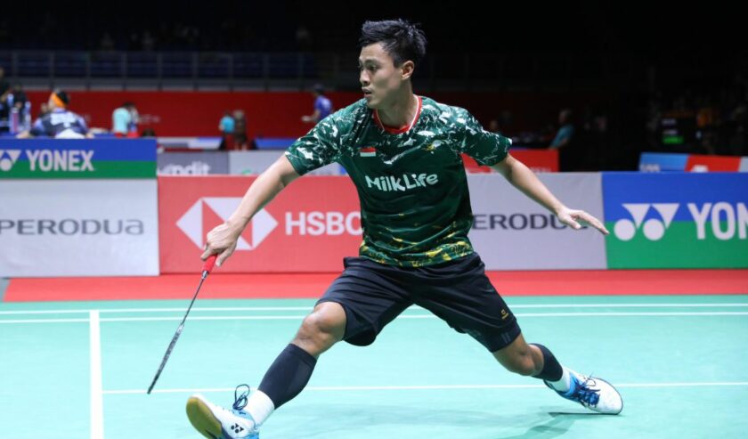 Shesar Hiren Rhustavito tunggal putra Indonesia.