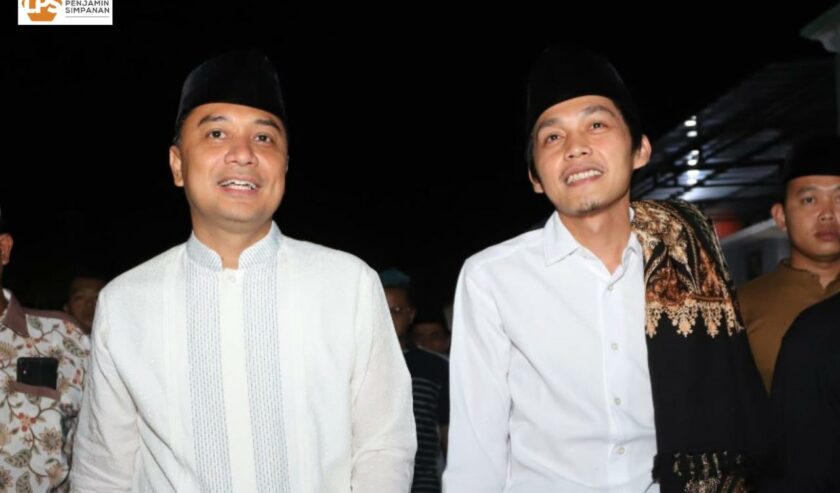 Eri Cahyadi Wali Kota Surabaya dan KH Agus Muhammad Iqdam Kholid atau Gus Iqdam