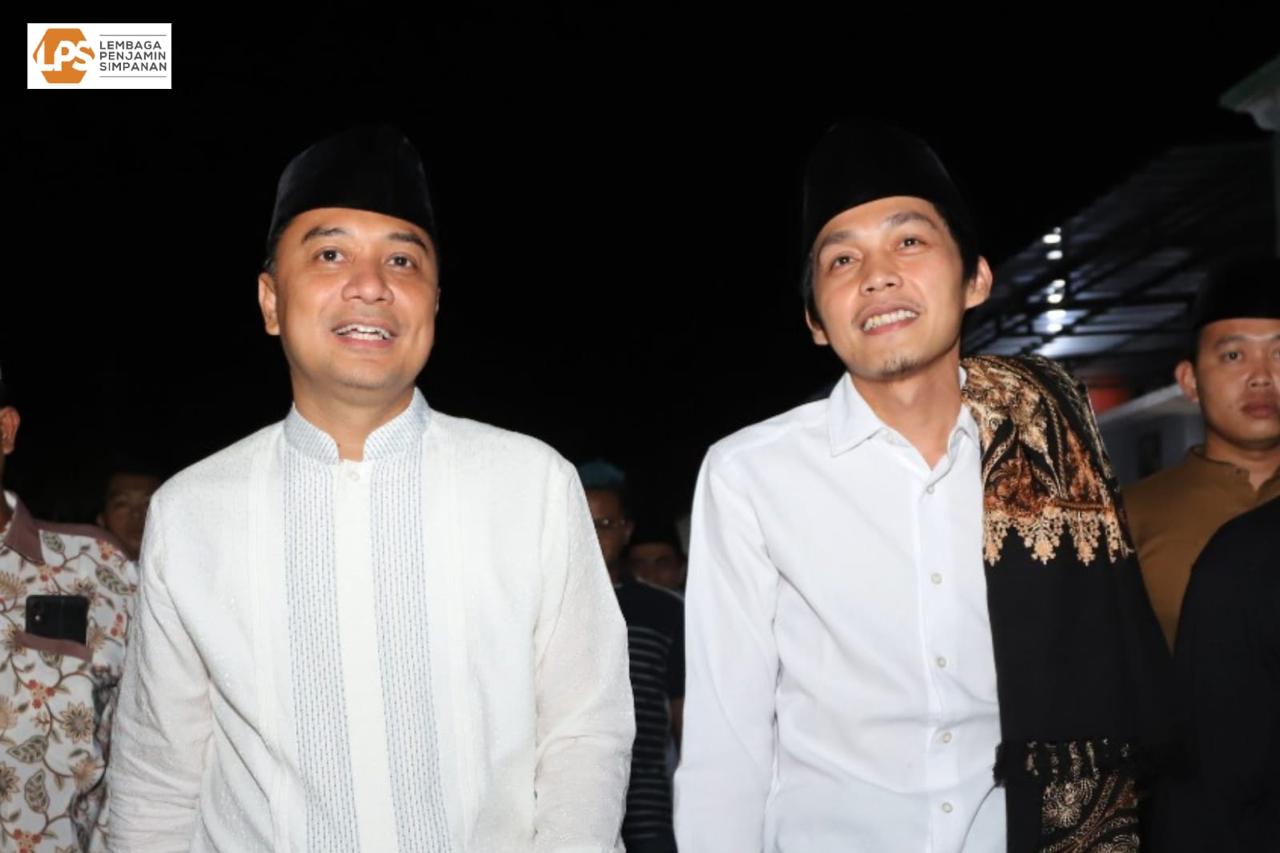 Eri Cahyadi Wali Kota Surabaya dan KH Agus Muhammad Iqdam Kholid atau Gus Iqdam