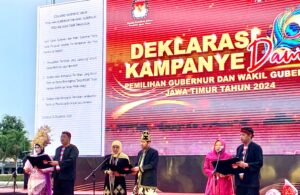 Tiga Srikandi Cagub Jatim Sepakat Kampanye Damai