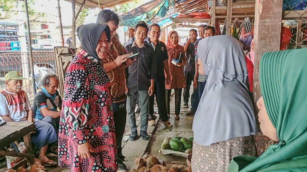 Risma Cagub Dapat Dukungan dari Ikatan Pedagang Pasar Indonesia di Jatim