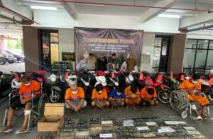 Januari 2025: 142 Pelaku Curanmor di Jatim Ditangkap