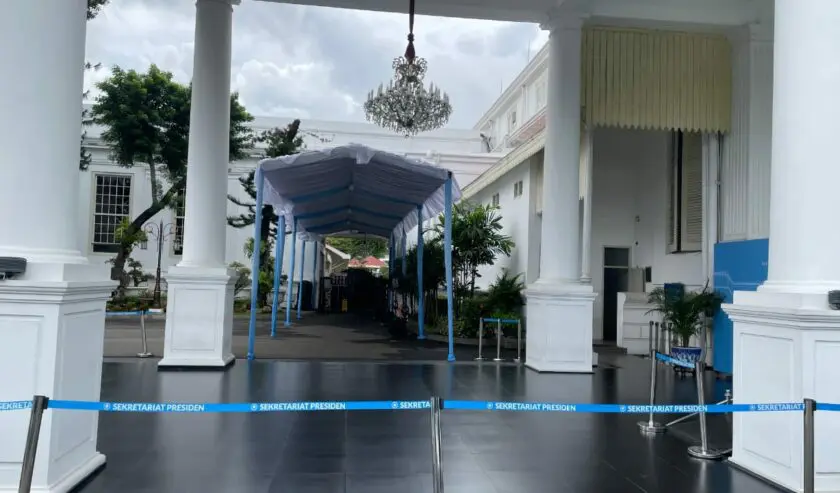Ilustrasi Persiapan Pelantikan di Istana Negara