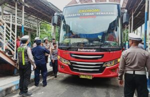 Ramp Cek Bus Jelang Mudik Lebaran