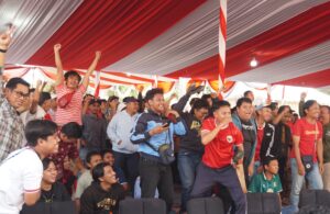 Nobar Timnas dan Lomba Patrol di QRIS Bank Jatim Ramadan Vaganza 2025