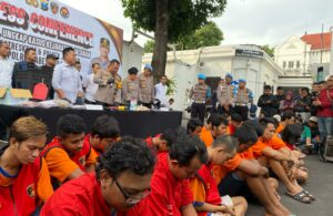 Polrestabes Surabaya Ungkap 17 Kasus Kejahatan Jalanan