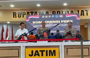 Polda Jatim Bongkar Penyuplai Senpi untuk KKB Papua