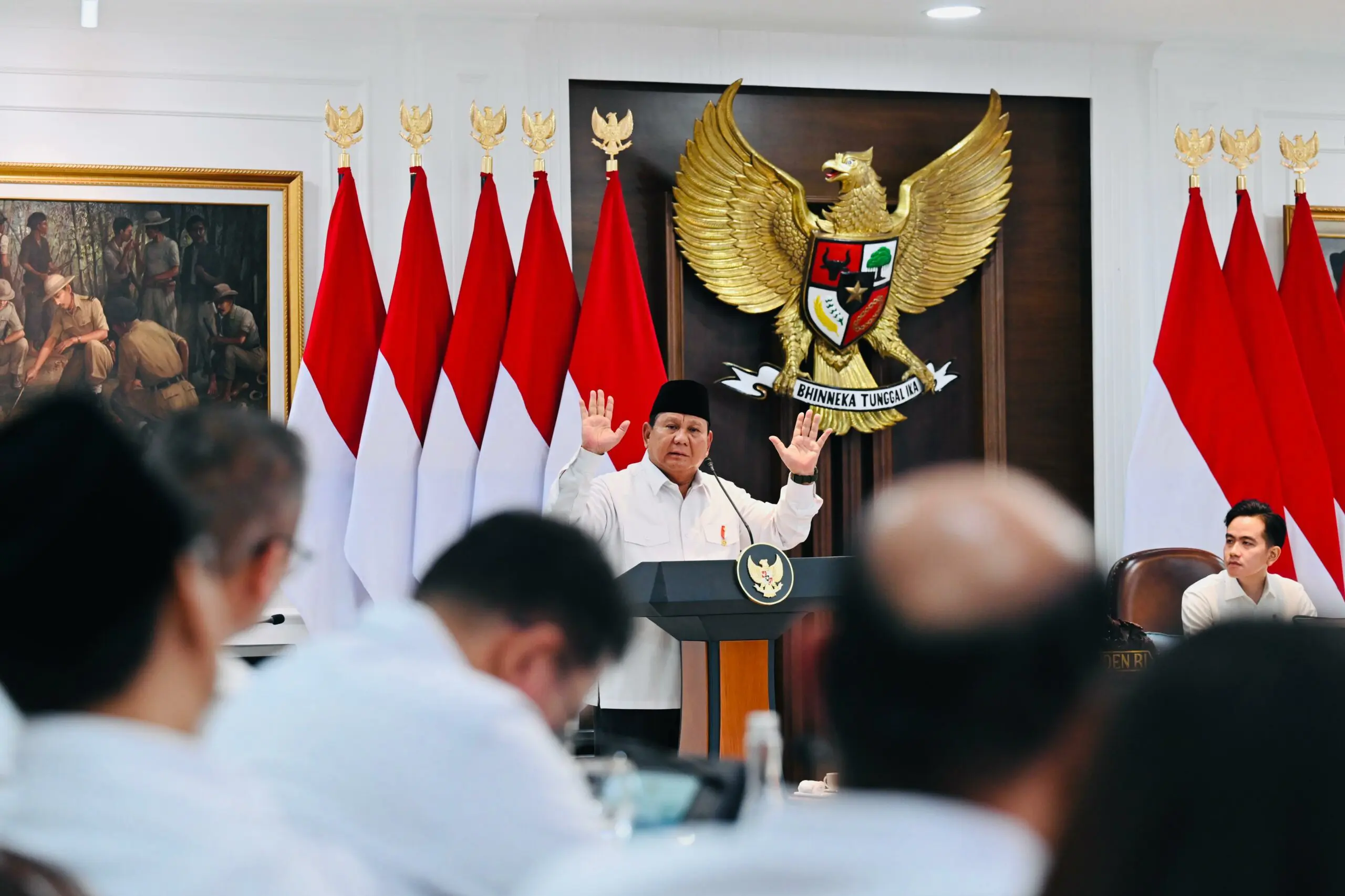 Enam Bulan Kabinet Merah Putih, Prabowo Presiden Tekankan Pentingnya Evaluasi