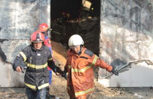Gedung Kemiri di Surabaya Kembali Terbakar