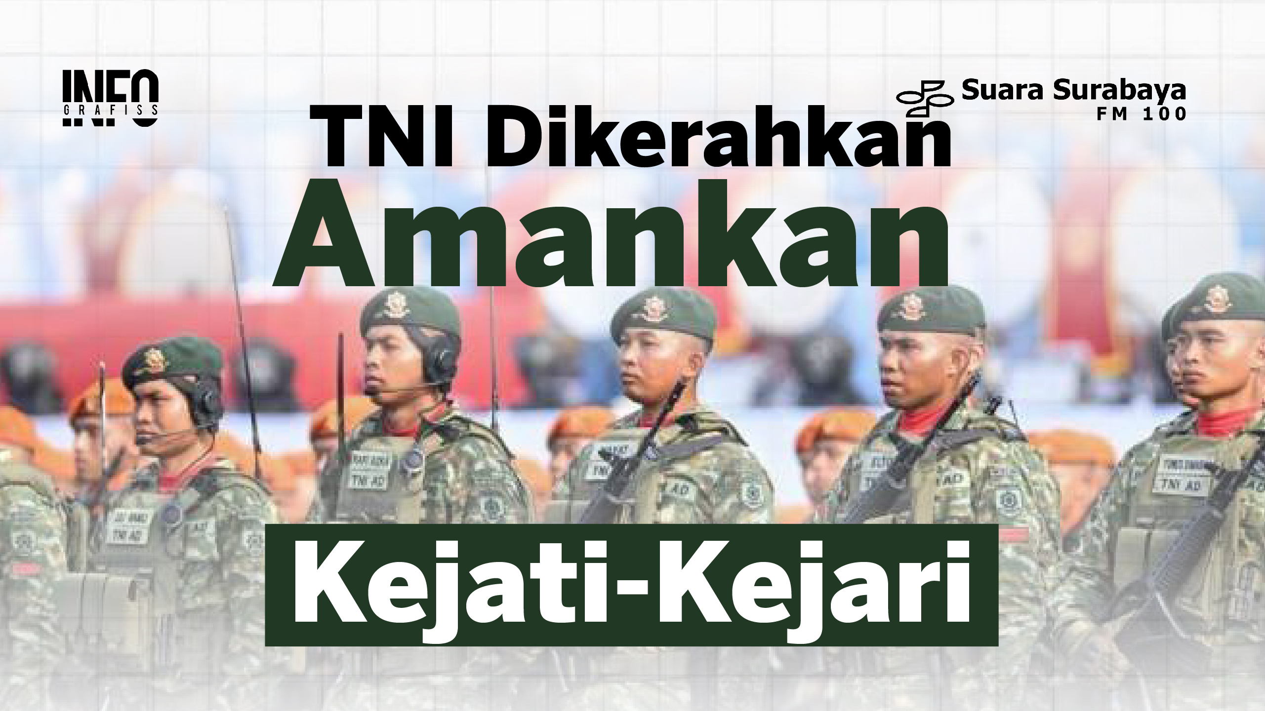TNI Dikerahkan Amankan Kejati-Kejari