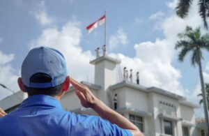 Aksi Teatrikal Perobekan Bendera