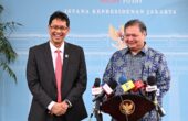 Purbaya Yudhi Sadewa Menteri Keuangan dan Airlangga Hartarto Menteri Koordinator Bidang Perekonomian usai usai bertemu Prabowo Subianto Presiden di Kompleks Istana Kepresidenan, Jakarta, Jumat (22/5/2026). Foto: Humas Sekretariat Presiden