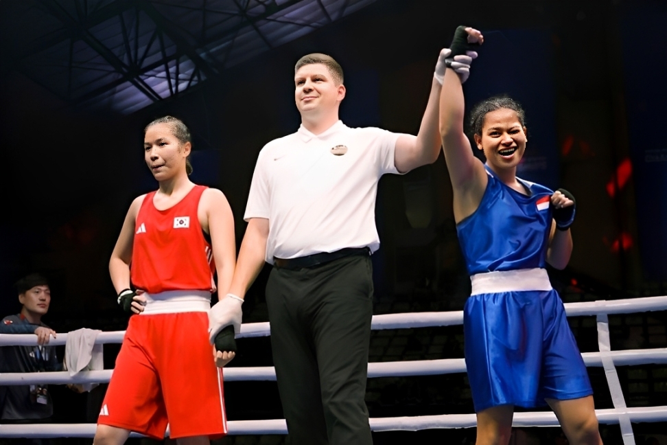 Seven Indonesian Boxers Successfully Advance to Asian Boxing 2026 Semifinals