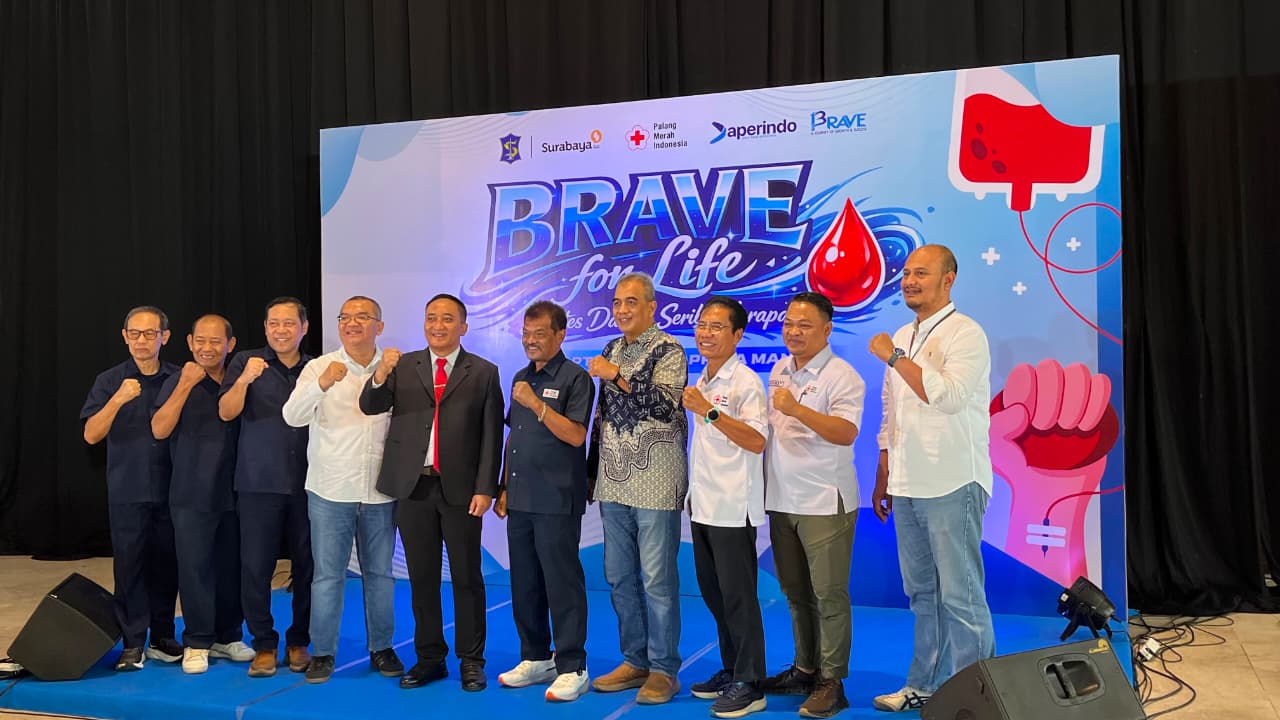 Donor Darah Meriahkan HUT ke-13 PT Aperindo Prima Mandiri di Surabaya