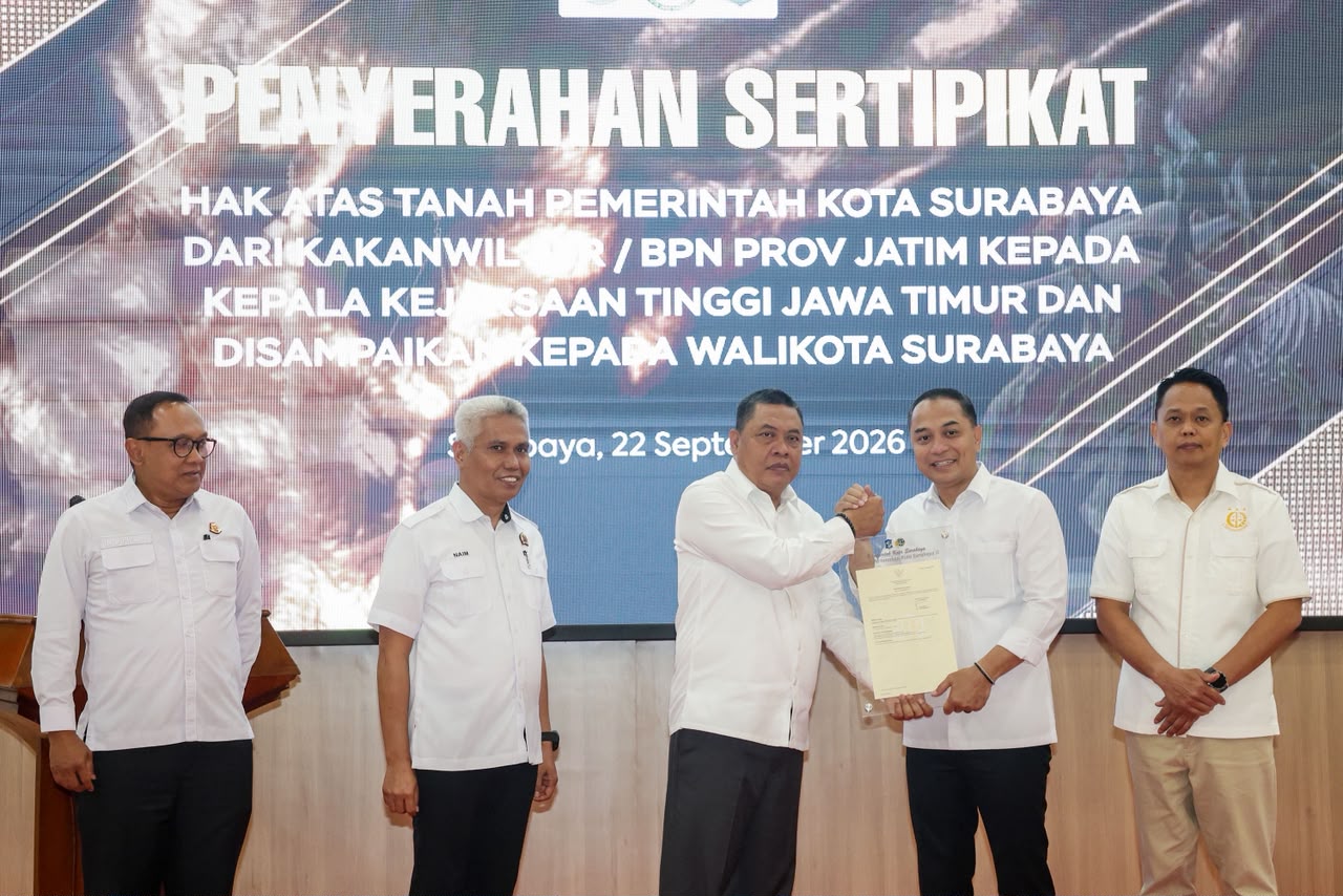 Pemkot Surabaya Amankan Aset Senilai Rp1 T, Gandeng Kejati dan ATR/BPN Jatim