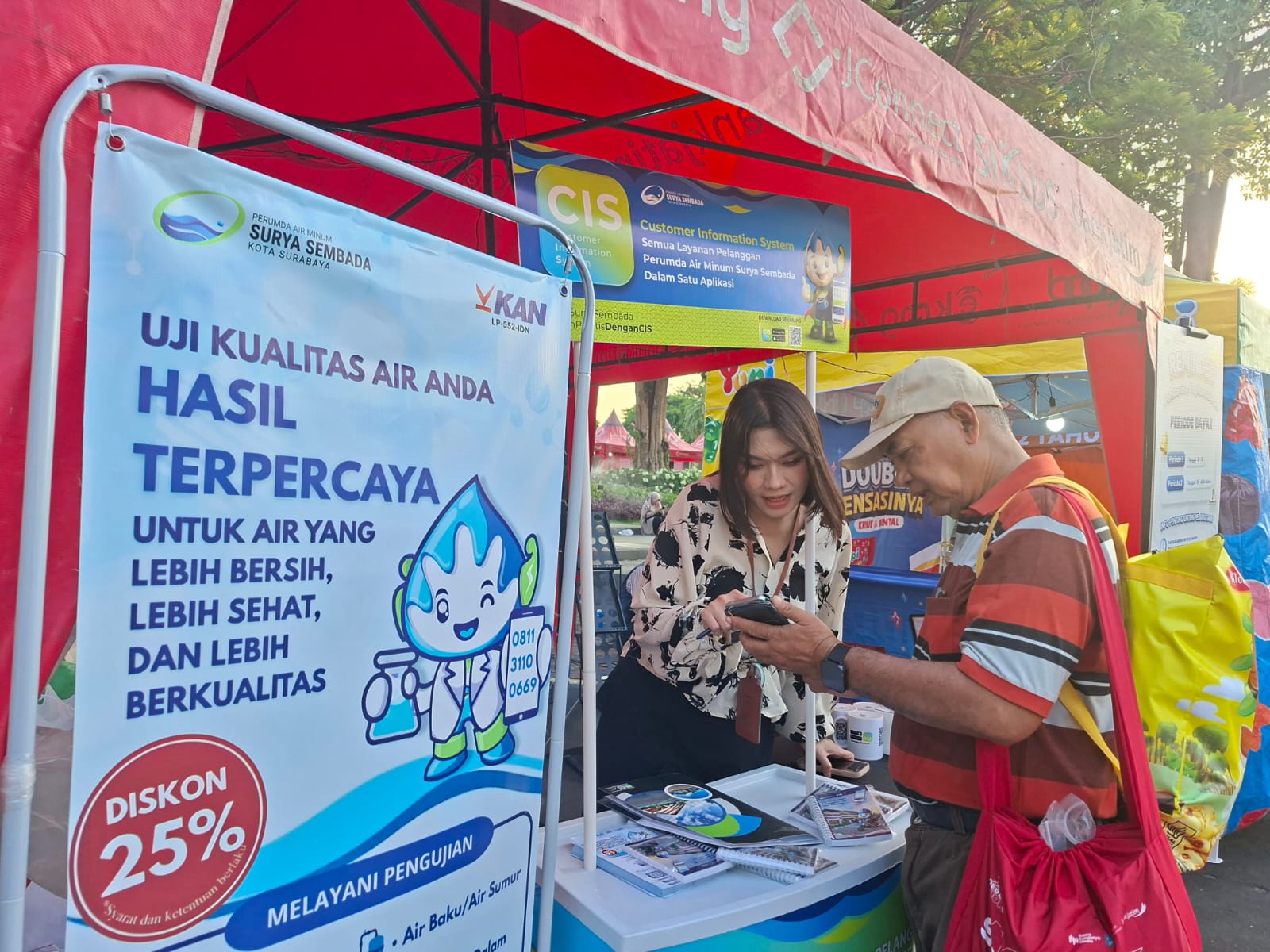 Lewat Aplikasi CIS, Lapor PDAM Surabaya Kini Langsung Masuk ke Petugas Lapangan