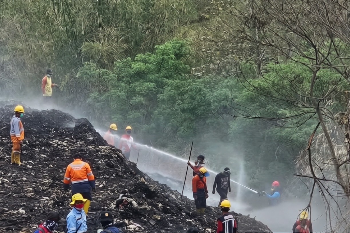 Kebakaran TPA Supit Urang Malang Diselidiki, Ada Dugaan Pembakaran untuk Kebun Jeruk