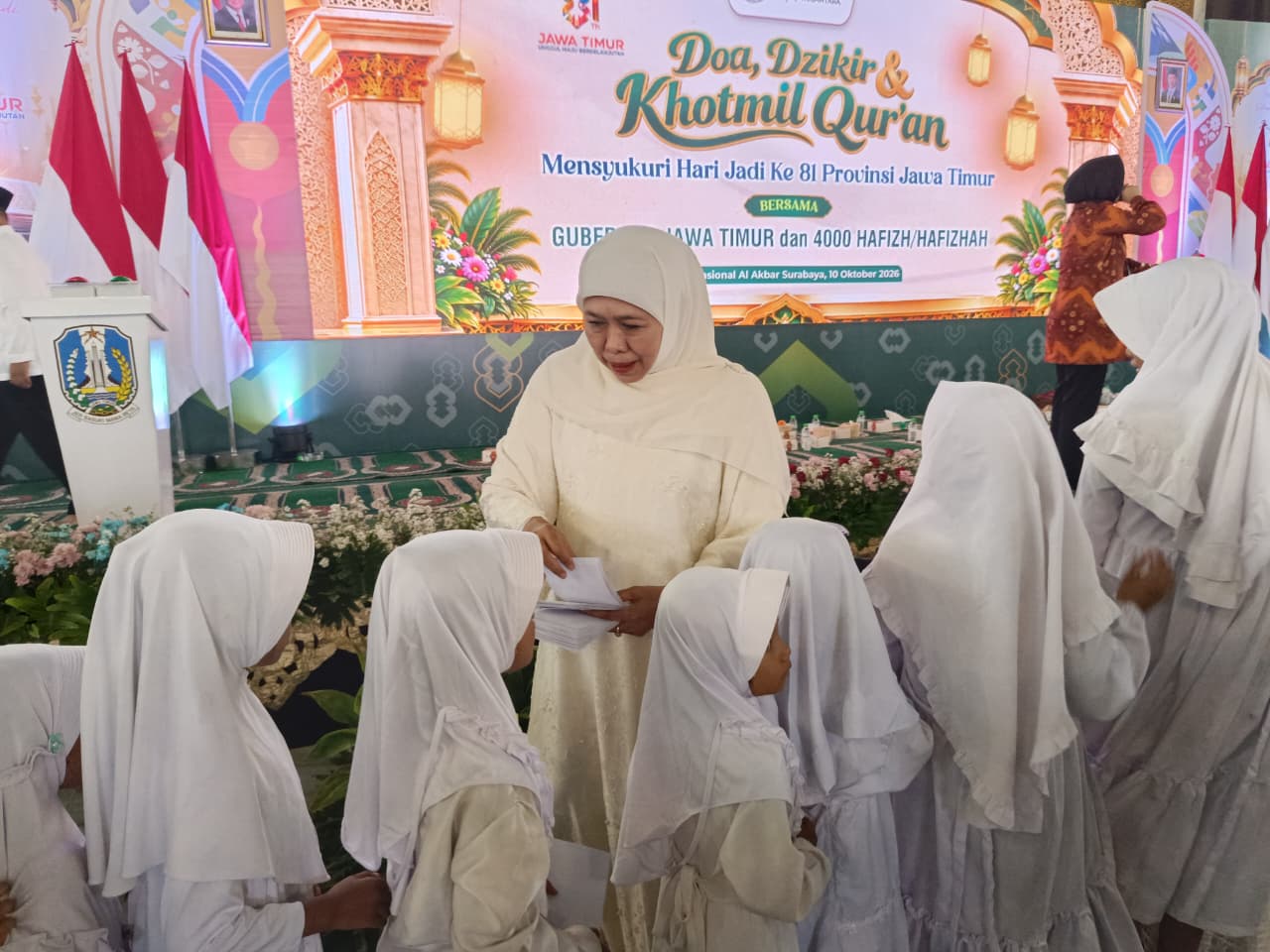 Pemprov Santuni 81 Anak Yatim dalam Rangkaian Hari Jadi ke-81 Jawa Timur