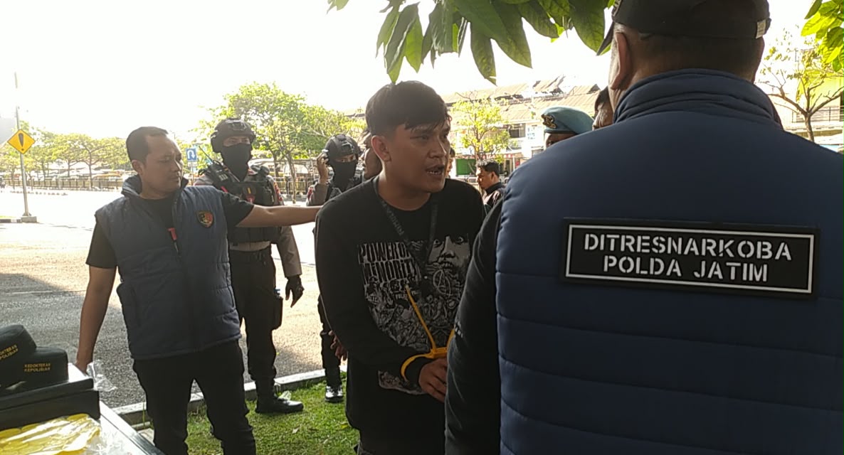 Gelar Operasi Penindakan Narkoba di Joyoboyo, Polda Jatim Tangkap Lima Orang